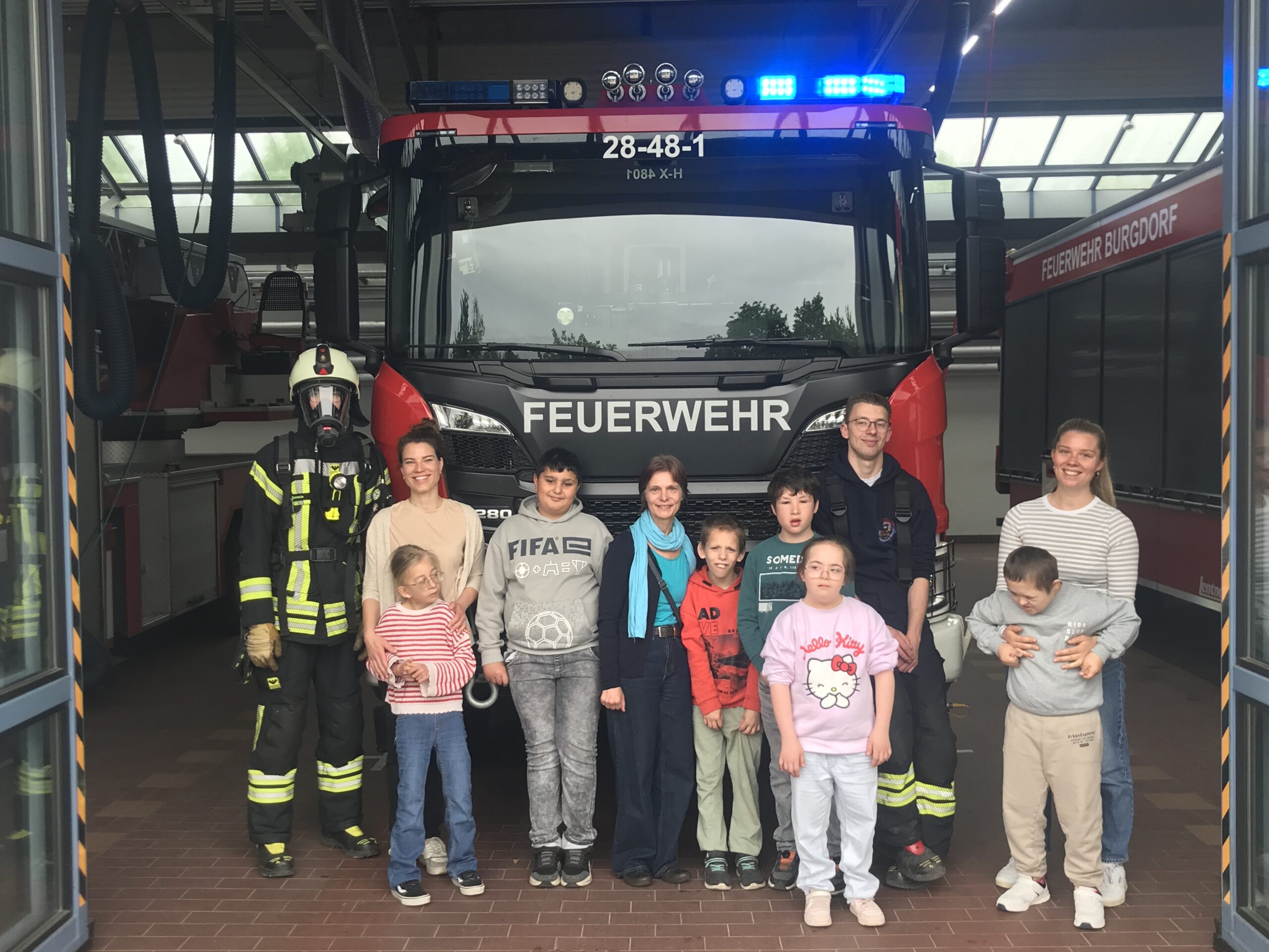 Ein spannender Vormittag bei der Feuerwehr Burgdorf